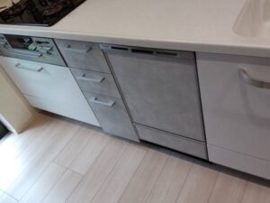 千葉キッチン取付け隊　浅型を深型食洗機に取替　施工後